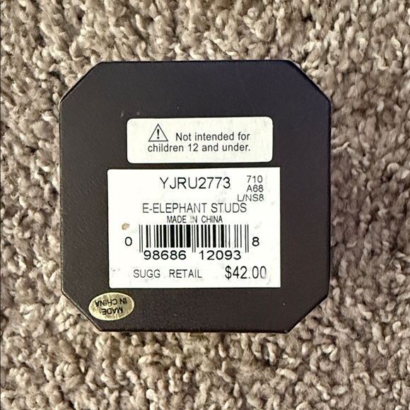 Juicy Coutore Gold and Silver Elephant Stud Earrings - Picture 4 of 4